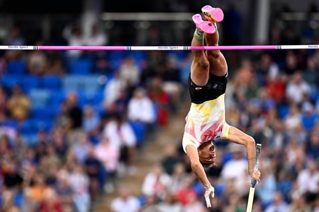 European Athletics Championships Birmingham 2026 - day 7 BIRMINGHAM, ENGLAND - AUGUST 16 : Philtjens Ylio (BEL) in action during the pole vault on day 7 of the Birmingham 2026 European Athletics Championships on August 16, 2026 in Birmingham, England, 16 08 2026 Birmingham ENGLAND  Copyright: xTomasxSiskx