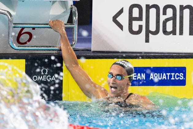 RECORD DATE NOT STATED 16th August 2026; Olympic Aquatic Centre, Paris, France; 2026 European Aquatics Championships, Final Day; Simona Quadarella (ITA), Isabel Gose (GER) FotoxOlimpik