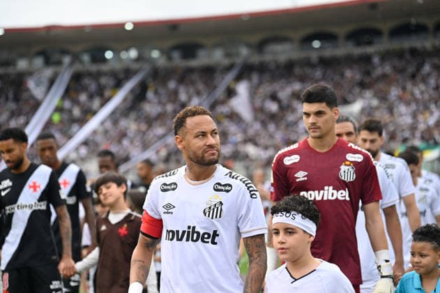 Vasco x Santos RIO DE JANEIRO, RJ - 16.08.2026: VASCO X SANTOS - Neymar during Vasco da Gama x Santos, a match valid for the 23rd round of the 2026 Brazilian Championship, held at the Sao Januario stadium, located in the city of Rio de Janeiro (RJ), on the afternoon of this Sunday (16). (Photo: Nayra Halm Fotoarena) x2999261x  NayraxHalm