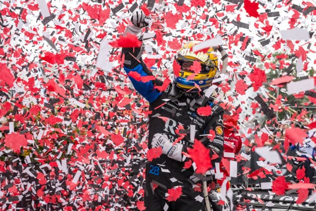 August 16, 2026, Markham, Ontario, Canada: IndyCar, Indy Car, IRL, USA SERIES driver, MARCUS ERICSSON (28) (SWE) of Kumla, Sweden, wins the Ontario Honda Dealers Indy at Markham at The Streets of Markham in Markham, ONTARIO. INDYCAR SERIES: August 16, 2026: Ontario Honda Dealers Indy At Markham: Race Winner Marcus Ericsson  - ZUMAg348 20260816_zsa_g348_001 Copyright: xDavidxDahlx