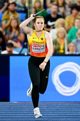 Julia ULBRICHT (Germany, 1. LAV Rostock, JAVELIN THROW Women) GBR, European Athletics Championships, Athletics, 16.08.2026, GBR, European Athletics Championships, Athletics, 16.08.2026, Birmingham *** Julia ULBRICHT Germany, 1 LAV Rostock, Women s JAVELIN THROW GBR, European Athletics Championships, Athletics, August 16, 2026, GBR, European Athletics Championships, Athletics, August 16, 2026, Birmingham Copyright: xEibnerxPressefoto JanxPapenfussx EP_JPS