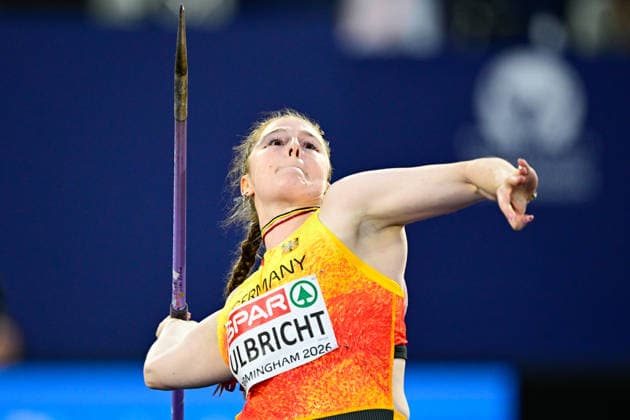 Julia ULBRICHT (Germany, 1. LAV Rostock, JAVELIN THROW Women) GBR, European Athletics Championships, Athletics, 16.08.2026, GBR, European Athletics Championships, Athletics, 16.08.2026, Birmingham *** Julia ULBRICHT Germany, 1 LAV Rostock, Women s JAVELIN THROW GBR, European Athletics Championships, Athletics, August 16, 2026, GBR, European Athletics Championships, Athletics, August 16, 2026, Birmingham Copyright: xEibnerxPressefoto JanxPapenfussx EP_JPS