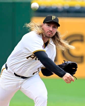Pittsburgh Pirates pitcher Lake Bachar (71) starts the game against the Boston Red Sox at PNC Park on Sunday, Aug. 16, 2026 in Pittsburgh.  PIT2026081604 ArchiexCarpenter