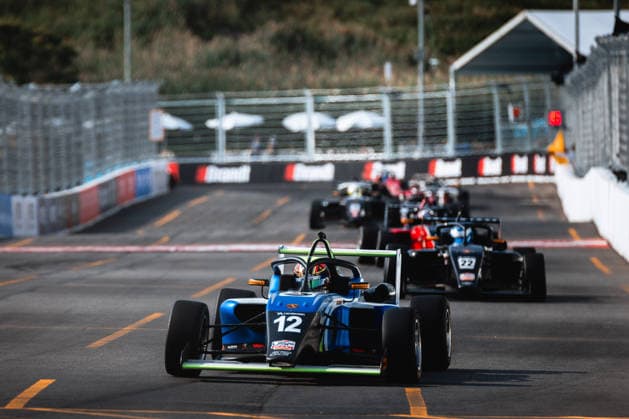 August 16, 2026, Markham, Ontario, Toronto: Sebastian Garzon 12 in action during Ontario Honda Dealers Indy at Markham, Toronto on August 16, 2026. Ontario Honda Dealers Indy At Markham, Toronto On August 16, 2026.  - ZUMAn333 20260816_znp_n333_014 Copyright: xKaxLokxNgx