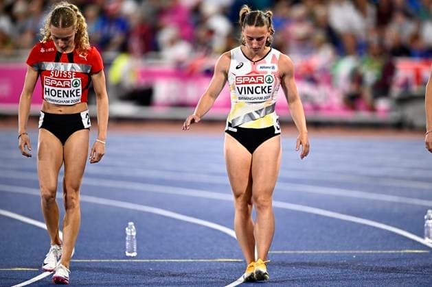 European Athletics Championships Birmingham 2026 - day 7 BIRMINGHAM, ENGLAND - AUGUST 16 : Vincke Rani (BEL)) in action during the 4x100m mixte on day 7 of the Birmingham 2026 European Athletics Championships on August 16, 2026 in Birmingham, England, 16 08 2026 Birmingham ENGLAND  Copyright: xTomasxSiskx
