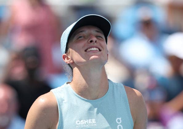 August 16, 2026, Mason, Ohio, USA: IGA SWIATEK of Poland after the match against E. Arango of Colombia in the second round of tennis tournament WTA, Tennis Damen 1000 Cincinnati Open in Mason, USA. Swiatek won 6:3, 6:0. Tennis: Cincinnati Open - Iga Swiatek 6:3, 6:0 Emiliana Arango  - ZUMAc278 20260816_zsp_c278_047 Copyright: xMarcinxCholewinskix