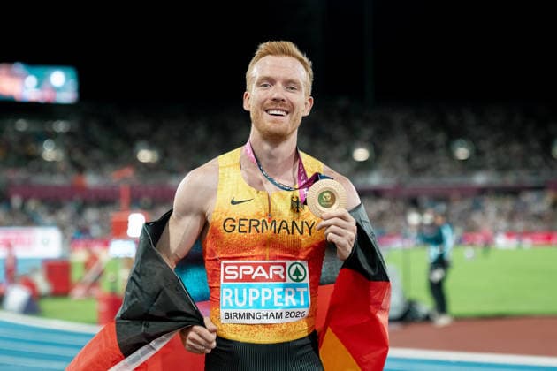 Frederik Ruppert (LAV Stadtwerke Tuebingen, 3000m Hindernis Maenner), GBR, Leichtathletik, Athletics, European Athletics Championships 2026, Leichtathletik Europameisterschaft 2026, Birmingham 2026, 09.08.2026, GBR, Leichtathletik, Athletics, European Athletics Championships 2026, Leichtathletik Europameisterschaft 2026, Birmingham 2026, 09.08.2026 Birmingham *** Frederik Ruppert, LAV Stadtwerke Tübingen, Men s 3000m Steepchase, GBR, Track and Field, Athletics, 2026 European Athletics Championships, 2026 European Track and Field Championships, Birmingham 2026, August 9, 2026, GBR, Track and Field, Athletics, 2026 European Athletics Championships, 2026 European Track and Field Championships, Birmingham 2026, August 9, 2026, Birmingham Copyright: xStefanxMayerx EP_SMR