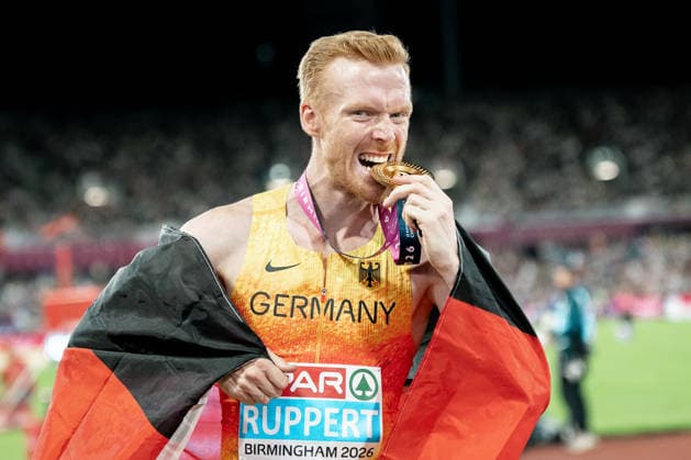 Frederik Ruppert (LAV Stadtwerke Tuebingen, 3000m Hindernis Maenner), GBR, Leichtathletik, Athletics, European Athletics Championships 2026, Leichtathletik Europameisterschaft 2026, Birmingham 2026, 09.08.2026, GBR, Leichtathletik, Athletics, European Athletics Championships 2026, Leichtathletik Europameisterschaft 2026, Birmingham 2026, 09.08.2026 Birmingham *** Frederik Ruppert, LAV Stadtwerke Tübingen, Men s 3000m Steepchase, GBR, Track and Field, Athletics, 2026 European Athletics Championships, 2026 European Track and Field Championships, Birmingham 2026, August 9, 2026, GBR, Track and Field, Athletics, 2026 European Athletics Championships, 2026 European Track and Field Championships, Birmingham 2026, August 9, 2026, Birmingham Copyright: xStefanxMayerx EP_SMR