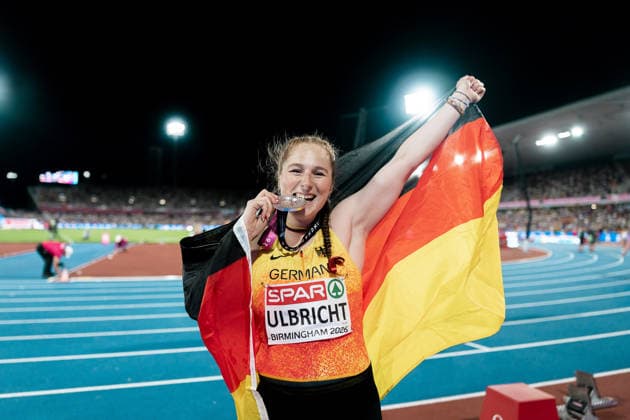 Julia Ulbricht (1. LAV Rostock, Speerwurf Frauen), GBR, Leichtathletik, Athletics, European Athletics Championships 2026, Leichtathletik Europameisterschaft 2026, Birmingham 2026, 09.08.2026, GBR, Leichtathletik, Athletics, European Athletics Championships 2026, Leichtathletik Europameisterschaft 2026, Birmingham 2026, 09.08.2026 Birmingham *** Julia Ulbricht 1 LAV Rostock, Women s Javelin Throw, GBR, Track and Field, Athletics, 2026 European Athletics Championships, 2026 European Track and Field Championships, Birmingham 2026, August 9, 2026, GBR, Track and Field, Athletics, 2026 European Athletics Championships, 2026 European Track and Field Championships, Birmingham 2026, August 9, 2026, Birmingham Copyright: xStefanxMayerx EP_SMR