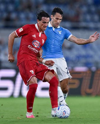 Dc Roma 16 08 2026 - Coppa Italia Lazio-Mantova foto Domenico Cippitelli Image nella foto: Lorenzo Ignacchiti-Alfonso Pedraza 