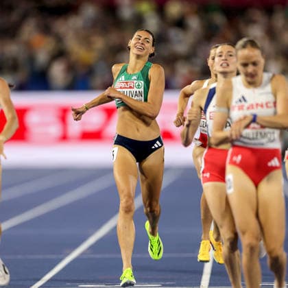 2026 European Athletics Championships, Alexander Stadium, Birmingham, England 16 8 2026 Women™s 1500m Final Ireland™s Sophie O Sullivan cross the finish line Sophie O Sullivan cross the finish line 16 8 2026  Copyright: xx 0U6A9367