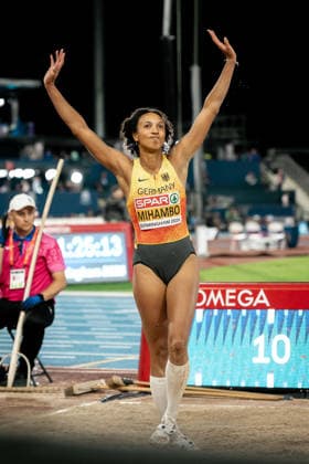 Malaika Mihambo (LG Kurpfalz, Weitsprung Frauen), GBR, Leichtathletik, Athletics, European Athletics Championships 2026, Leichtathletik Europameisterschaft 2026, Birmingham 2026, 09.08.2026, GBR, Leichtathletik, Athletics, European Athletics Championships 2026, Leichtathletik Europameisterschaft 2026, Birmingham 2026, 09.08.2026 Birmingham *** Malaika Mihambo, LG Kurpfalz, Women s Long Jump, GBR, Track and Field, Athletics, 2026 European Athletics Championships, 2026 European Track and Field Championships, Birmingham 2026, August 9, 2026, GBR, Track and Field, Athletics, 2026 European Athletics Championships, 2026 European Track and Field Championships, Birmingham 2026, August 9, 2026, Birmingham Copyright: xStefanxMayerx EP_SMR