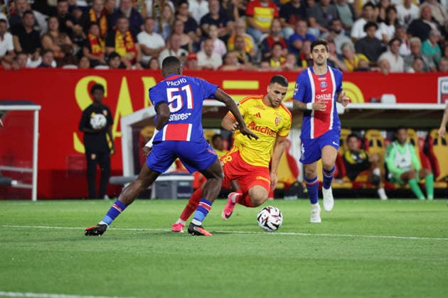 FOOTBALL : RC Lens vs Paris Saint-Germain - TrophÃ e des Champions - 16 08 2026 Yassine TITRAOUI (RC Lens) lors du match RC Lens vs Paris Saint-Germain, TrophÃ e des Champions, stade Bollaert-Delelis, le 16 aoÃ»t 2026 - photo Laurent Sanson PsnewZ  Copyright: xLaurentxSANSONx xPsnewZx