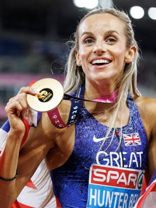 BIRMINGHAM, GREAT BRITAIN - AUGUST 16, 2026: Georgia HUNTER BELL (GBR Great Britain) wins Gold in the 1500m final during the European Athletics Championships at Alexander Stadium on August 16, 2026 in Birmingham, Great Britain. Great Britain Copyright: xAxelxKohringx