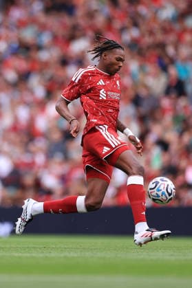 Football - Pre-Season Friendly - Liverpool v Como 1907 16th August 2026 - Pre-Season Friendly - Liverpool v Como 1907 - Jeremy Jacquet of Liverpool - Photo: Simon Stacpoole Offside. Liverpool UK *** Fußball-Vorbereitungsspiel: Liverpool gegen Como 1907, 16. August 2026 Vorbereitungsspiel: Liverpool gegen Como 1907 Jeremy Jacquet von Liverpool Foto: Simon Stacpoole Offside Liverpool, Großbritannien  Copyright: xSimonxStacpoolexOffside