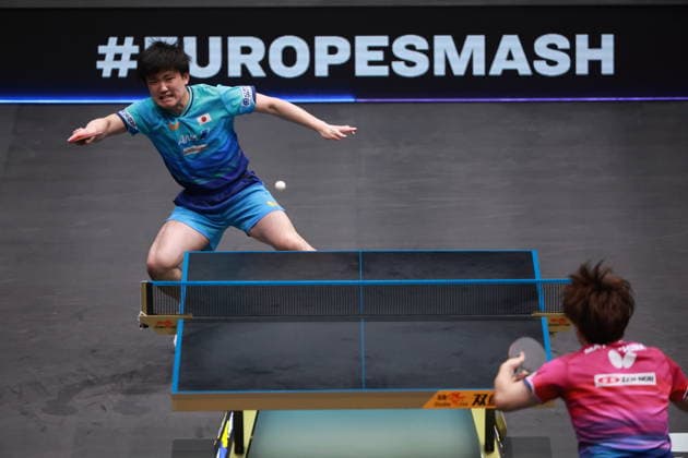 2026 WTT Europe Smash - Sweden - Main Draw - Day 7 Tomokazu Harimoto of Japan is in action against Sora Matsushima of Japan during the Men s Singles semifinal at the 2026 Europe Smash at the Malmo Arena in Malmo, Sweden, on August 16, 2026. Malmo Sweden  Copyright: xRemyxGrosx originalFilename:gros-europesm260816_npK76.jpg