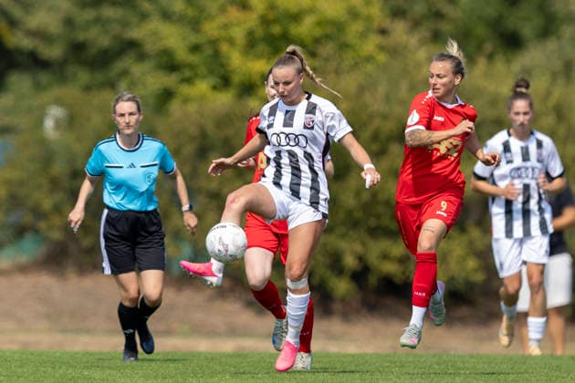DFB-Pokal Playoffs Frauen: 1. FFV Erfurt vs. FC Ingolstadt 04; Erfurt; 16.08.2026 Jenny Beyer ( 8; FC Ingolstadt 04) DFB-Pokal Playoffs Frauen: 1. FFV Erfurt vs. FC Ingolstadt 04; Sportforum Johannesplatz Erfurt; 16.08.2026 DFB REGULATIONS PROHIBIT ANY USE OF PHOTOGRAPHS AS IMAGE SEQUENCES AND OR QUASI-VIDEO. *** DFB Cup Playoffs Women s 1: FFV Erfurt vs. FC Ingolstadt 04, Erfurt, August 16, 2026, Jenny Beyer 8, FC Ingolstadt 04, DFB Cup Playoffs Women s 1: FFV Erfurt vs. FC Ingolstadt 04, Sportforum Johannesplatz, Erfurt, 1August 6, 2026 DFB regulations prohibit any use of photographs as image sequences and or quasi-video Copyright: xBEAUTIFULxSPORTS Duehringx