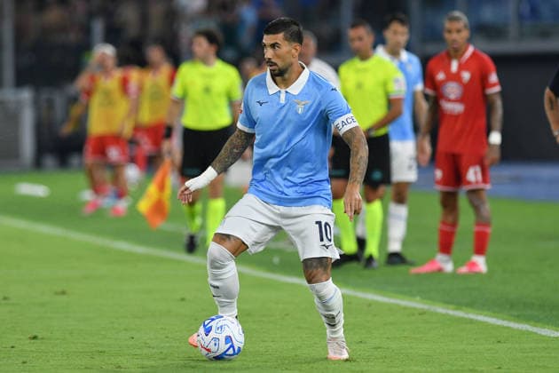 IPA87557810 - Mattia Zaccagni of SS Lazio during the Round of 32 match of the Coppa Italia between Lazio and Mantova at the Stadio Olimpico. Rome (Italy), August 16, 2026 Mattia Vian  Copyright: xMattiaxVian IPAxSportx xx 87557810
