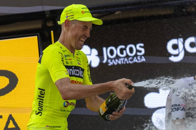 87th Volta A Portugal - 10th Stage Cyclist Artem Nych of Anicolor Campicarn during the 87th Volta a Portugal, following the final stage from Maia to Porto, Portugal, on August 16, 2026. Porto Portugal  Copyright: xEduardoxAlmeidax originalFilename:almeida-notitle260816_npdh2.jpg
