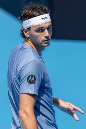 August 16, 2026, Mason, Ohio, U.S: Taylor Fritz (USA) in action during SundayÃ¢â‚¬â ¢s second round of the Cincinnati Open at the Lindner Family Tennis Center , Mason, Oh. Mason U.S - ZUMAs304 20260816_zaf_s304_069 Copyright: xScottxStuartx