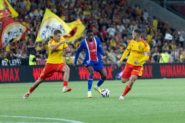 RC Lens vs PSG football match - Lens PSG Ousmane Dembele during the French Super Cup (Trophee des Champions) football match between RC Lens and Paris Saint-Germain (PSG) at the Stade Bollaert-Delelis in Lens, northern France on August 16, 2026. Photo by Raphael Lafargue ABACAPRESS.COM Lens France  Copyright: xLafarguexRaphael ABACAx