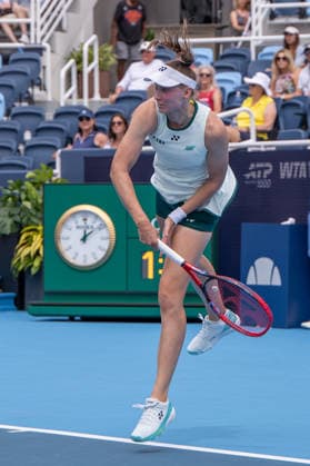 August 16, 2026, Mason, Ohio, U.S: Elena Rybakina (KAZ) serves during SundayÃ¢â‚¬â ¢s second round of the Cincinnati Open at the Lindner Family Tennis Center , Mason, Oh. Tennis 2026 - Cincinnati Open WTA, Tennis Damen  - ZUMAs304 20260816_zaf_s304_113 Copyright: xScottxStuartx