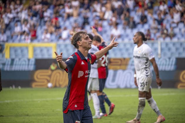 SOCCER - Coppa Italia - Genoa CFC vs. Ascoli Calcio Photo by IPA ABACAPRESS.COM87559523 - TOMMASO BALDANZI during the Genoa CFC vs. Ascoli Calcio Italian Coppa Italia soccer match in Genoa, Italy, on August 16, 2026 Genoa Italy  Copyright: xIPAxSport ABACAx