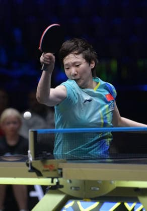 (260817) -- MALMO, Aug. 17, 2026 -- Wang Manyu of China hits a return to Wang Yidi of China during the women s singles final match at the WTT Europe Smash Sweden 2026 in Malmo, Sweden, Aug. 16, 2026. ) (SP)SWEDEN-MALMO Table tennis, Tischtennis WTT EUROPE SMASH 2026-WOMEN SINGLES WengxXinyang 