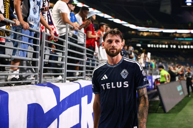 SEATTLE, WA - AUGUST 16: Defender Tristan Blackmon 33 of the Vancouver Whitecaps looks on after a game between the Vancouver Whitecaps and Seattle Sounders on August 16, 2026 at Lumen Field in Seattle, Washington. (Photo by Henry Rodenburg Icon Sportswire) SOCCER: AUG 16 MLS, Fussball Herren, USA Seattle Sounders FC vs Vancouver Whitecaps FC EDITORIAL USE ONLY Icon26081616