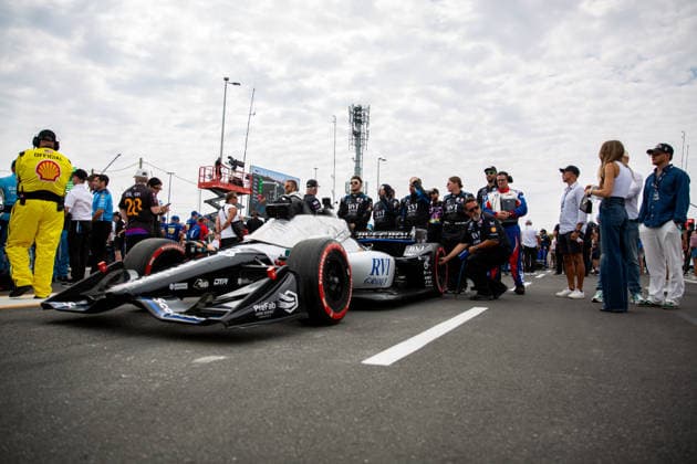 2026 Ontario Honda Dealers Indy At Markham - Race Marcus Ericsson s car ( 28), of Andretti Global Honda, is on pit lane at the start of the 2026 Ontario Honda Dealers Indy at Markham on August 16, 2026, in Markham, Ontario, Canada. Markham Canada  Copyright: xMathewxKox originalFilename:ko-notitle260816_nptWF.jpg