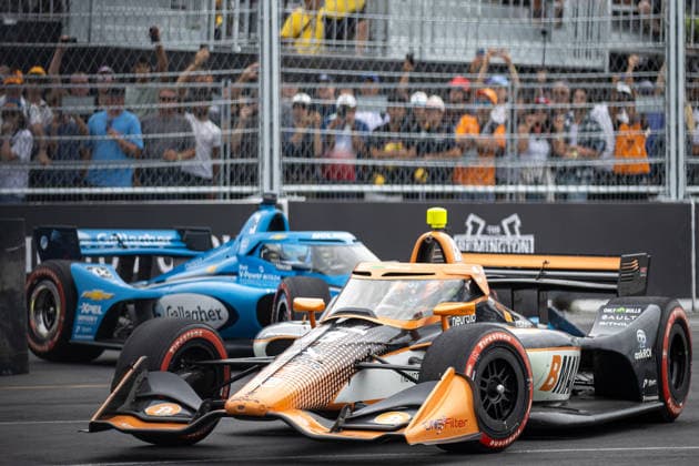 2026 Ontario Honda Dealers Indy At Markham - Race Romain Grosjean ( 18), of Dale Coyne Racing Honda, during the 2026 Ontario Honda Dealers Indy at Markham on the Streets of Markham on August 16, 2026 in Markham, Ontario. Markham Canada  Copyright: xMathewxKox originalFilename:ko-notitle260816_npiqU.jpg