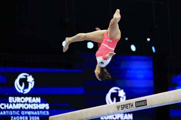 Zagreb, 16.08.2026. - 36TH EUROPEAN WOMEN™S ARTISTIC GYMNASTICS CHAMPIONSHIPS Women s Artistic Gymnastics, Team Final, SCHAEFER-BETZ Pauline (GER) Women s Artistic Gymnastics, Team Final, SENIORS  260816_3055.JPG