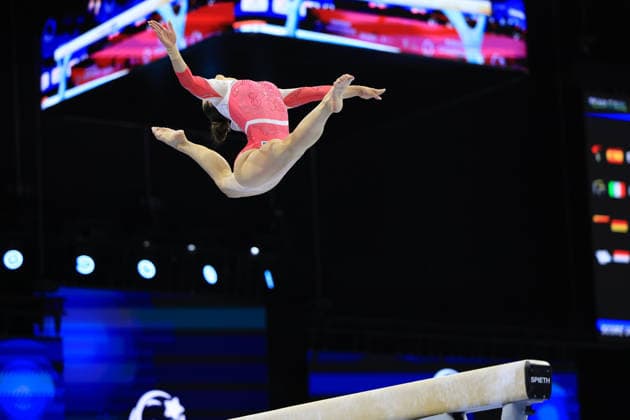 Zagreb, 16.08.2026. - 36TH EUROPEAN WOMEN™S ARTISTIC GYMNASTICS CHAMPIONSHIPS Women s Artistic Gymnastics, Team Final, SCHAEFER-BETZ Pauline (GER) Women s Artistic Gymnastics, Team Final, SENIORS  260816_3081.JPG