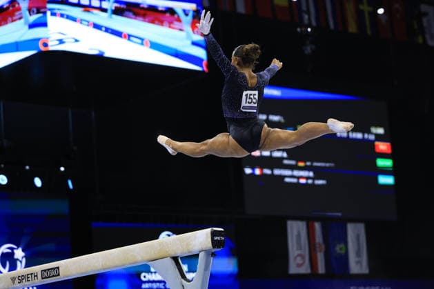 Zagreb, 16.08.2026. - 36TH EUROPEAN WOMEN™S ARTISTIC GYMNASTICS CHAMPIONSHIPS Women s Artistic Gymnastics, Team Final, LEAT Alia (GBR) Women s Artistic Gymnastics, Team Final, SENIORS  260816_3240.JPG