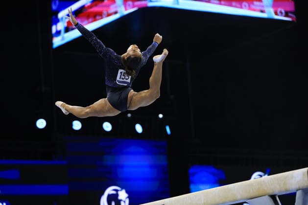 Zagreb, 16.08.2026. - 36TH EUROPEAN WOMEN™S ARTISTIC GYMNASTICS CHAMPIONSHIPS Women s Artistic Gymnastics, Team Final, LEAT Alia (GBR) Women s Artistic Gymnastics, Team Final, SENIORS  260816_3279.JPG
