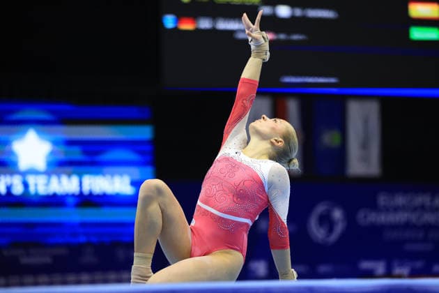 Zagreb, 16.08.2026. - 36TH EUROPEAN WOMEN™S ARTISTIC GYMNASTICS CHAMPIONSHIPS Women s Artistic Gymnastics, Team Final, QUAAS Lea Marie (GER) Women s Artistic Gymnastics, Team Final, SENIORS  260816_4628.JPG