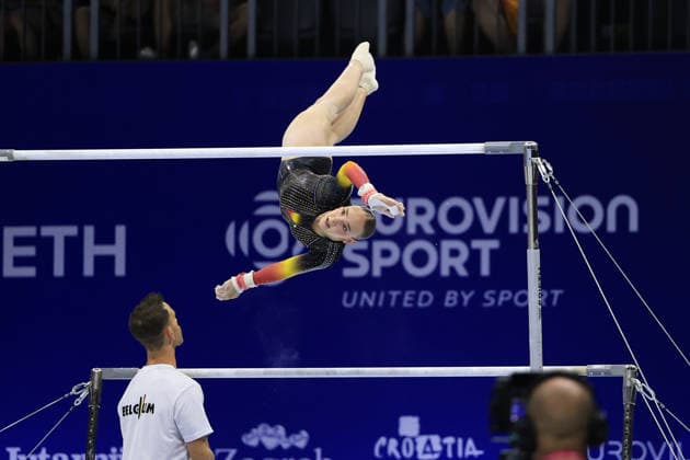 Zagreb, 16.08.2026. - 36TH EUROPEAN WOMEN™S ARTISTIC GYMNASTICS CHAMPIONSHIPS Women s Artistic Gymnastics, Team Final, DESCAMPS Naomi (BEL) Women s Artistic Gymnastics, Team Final, SENIORS  260816_4699.JPG