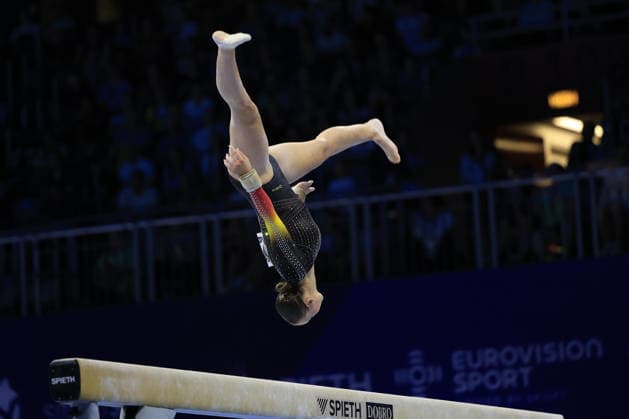 Zagreb, 16.08.2026. - 36TH EUROPEAN WOMEN™S ARTISTIC GYMNASTICS CHAMPIONSHIPS Women s Artistic Gymnastics, Team Final, DESCAMPS Naomi (BEL) Women s Artistic Gymnastics, Team Final, SENIORS  260816_7030.JPG