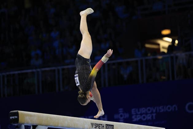 Zagreb, 16.08.2026. - 36TH EUROPEAN WOMEN™S ARTISTIC GYMNASTICS CHAMPIONSHIPS Women s Artistic Gymnastics, Team Final, DESCAMPS Naomi (BEL) Women s Artistic Gymnastics, Team Final, SENIORS  260816_7035.JPG