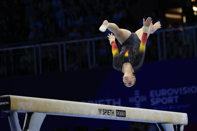 Zagreb, 16.08.2026. - 36TH EUROPEAN WOMEN™S ARTISTIC GYMNASTICS CHAMPIONSHIPS Women s Artistic Gymnastics, Team Final, DESCAMPS Naomi (BEL) Women s Artistic Gymnastics, Team Final, SENIORS  260816_7139.JPG