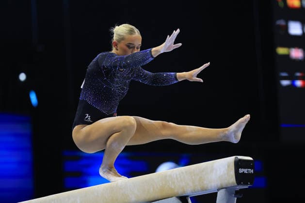 Zagreb, 16.08.2026. - 36TH EUROPEAN WOMEN™S ARTISTIC GYMNASTICS CHAMPIONSHIPS Women s Artistic Gymnastics, Team Final, EVANS Ruby (GBR) Women s Artistic Gymnastics, Team Final, SENIORS  260816_2054.JPG