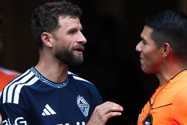Thomas Müller seen during MLS, Fussball Herren, USA game between teams of Seattle Sounders and Vancouver Whitecaps (Gael Amador Ball Raw Images) Seattle Lumen Field USA Copyright: xGaelxAmadorx Sounders_vs_Whitecaps0039