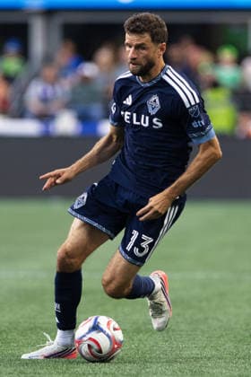 Thomas Müller seen during MLS, Fussball Herren, USA game between teams of Seattle Sounders and Vancouver Whitecaps (Gael Amador Ball Raw Images) Seattle Lumen Field USA Copyright: xGaelxAmadorx Sounders_vs_Whitecaps0081