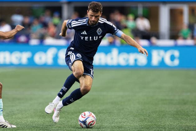 Thomas Müller seen during MLS, Fussball Herren, USA game between teams of Seattle Sounders and Vancouver Whitecaps (Gael Amador Ball Raw Images) Seattle Lumen Field USA Copyright: xGaelxAmadorx Sounders_vs_Whitecaps0086