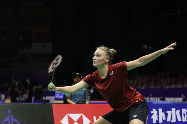 BWF World Championships - New Delhi - Day 1 Czech Republic s Petra Maixnerova in action during the BWF World Championships 2026 at Indira Gandhi Indoor Stadium, in New Delhi on August 17, 2026. Photo by Anshuman Akash ABACAPRESS.COM New Delhi India  Copyright: xAkashxAnshuman ABACAx