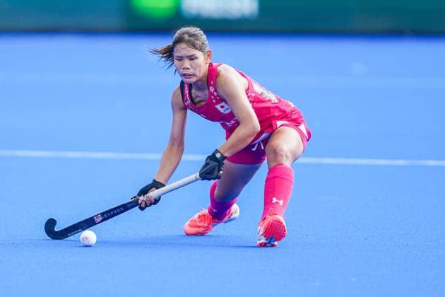 2026-08-17 Chile v Japan - FIH Hockey World Cup AMSTELVEEN, NETHERLANDS - AUGUST 17: Miyu Suzuki of Japan during the FIH Hockey World Cup match between Chile and Japan at Wagener Stadion on August 17, 2026 in Amstelveen, Netherlands. Amstelveen Wagener Stadion Netherlands Content not available for redistribution in The Netherlands directly or indirectly through any third parties. Copyright: xAndrexWeeningx