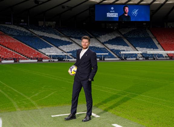 17.08.2026 New Scotland manager: Sébastien Pocognoli appointed new Scotland manager at Hampden Park today  Copyright: xWilliexVassx NINTCHDBPICT001101813547