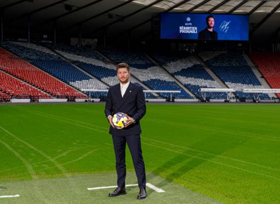 17.08.2026 New Scotland manager: Sébastien Pocognoli appointed new Scotland manager at Hampden Park today  Copyright: xWilliexVassx NINTCHDBPICT001101813706