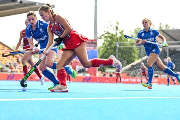 Hockey World Cup Belgium & The Netherlands 2026 - Women - USA vs Scotland Ashley Sessa (3) of United States pictured during a hockey game between USA and Scotland , the second (out of three) matches during the group stage of the women 2026 Hockey World Cup , on Monday 17 August 2026 in Wavre , Belgium . PHOTO SPORTPIX Stijn Audooren Wavre Belfius Hockey Arena Waals-Brabant Belgium  Copyright: xSportpix.bex xStijnxAudoorenxStijnxAudoorenx