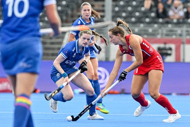 Hockey World Cup Belgium & The Netherlands 2026 - Women - USA vs Scotland Abigail Tamer (1) of United States pictured during a hockey game between USA and Scotland , the second (out of three) matches during the group stage of the women 2026 Hockey World Cup , on Monday 17 August 2026 in Wavre , Belgium . PHOTO SPORTPIX Stijn Audooren Wavre Belfius Hockey Arena Waals-Brabant Belgium  Copyright: xSportpix.bex xStijnxAudoorenxStijnxAudoorenx